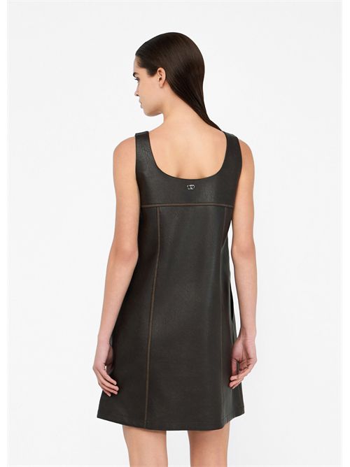 Vestito corto in tessuto spalmato LIU JO | MF5314E1051/X0558